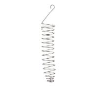 DIRBAK Cesta de comida para loros de acero inoxidable, alimentador de frutas y verduras con orejas de trigo, duradero, no fácil de usar, diseño de bloqueo para pájaros pequeños,
