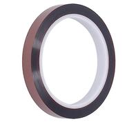 DIRBAK Cinta térmica 12 mm de ancho 33 m de largo PI Cinta aislante de alta temperatura para mantenimiento y aislamiento para motores Relés Condensadores 12 mm x 33 m