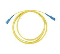 DIRBAK Conector de puente de fibra óptica SC SC Monomodo 9.84 pies PVC Transmisión estable Baja pérdida para redes interiores Amarillo 3 metros