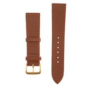 DIRBAK Correa de reloj con hebilla, correa de repuesto universal, suave, cómoda y duradera para la mayoría de los relojes, cuero PU marrón, 6 tamaños (20mm marrón)