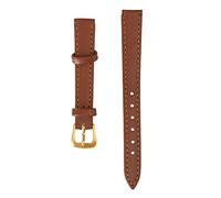 DIRBAK Correa de reloj con hebilla, correa de repuesto universal, suave, cómoda y duradera para la mayoría de los relojes, cuero PU marrón, 6 tamaños (12mm marrón)