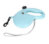 DIRBAK Correa de tracción retráctil automática para mascotas, mango ergonómico, hilo reflectante de nailon duradero para perros pequeños y medianos que caminan al aire libre, 300 g, 5 m