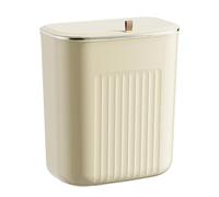 DIRBAK Cubo de basura montado en la pared, ahorro de espacio, gran capacidad, diseño estético, bote de basura colgante resistente para cocinas, salas de estar y baños (Grande)
