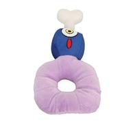 DIRBAK de peluche chirriante, interactivo, suave, agradable a la piel, relleno para masticar dientes, limpieza, juego divertido, cachorro, mascota para perros pequeños y medianos
