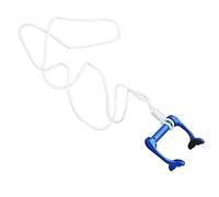 DIRBAK Freediving Nose Plugs Adjustable Neck Rope Swimming Dive Clip | Silicone freediving nose plugs with neck rope 25 degree split frame for pool training swim dive