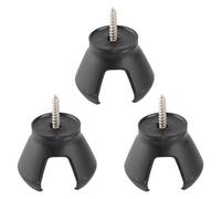 DIRBAK Herramienta de recogida de pelotas de golf de 3 piezas, dispositivo de recogida manual de 3 puntas, accesorio de recogida de garras con ventosa para campos de golf, práctica de