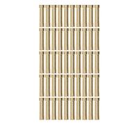 DIRBAK Kit de enchufes de conector de latón de 50 piezas para sistemas de audio Fuente de alimentación Transmisión de señal Comunicación Juego de accesorios de conexión firme confiable y