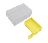 DIRBAK Large Capacity Bee Water Feeder, 1100ml ABS Plastic Drinking Tray for Beekeeping, Cubic Design with Base for Hive Hydration, 19x13.5x14.5cm