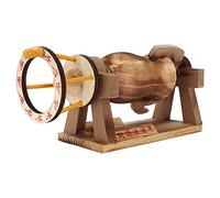 DIRBAK Máquina de palomitas de madera para loros, masticación de escalada de madera Natural, entrenamiento interactivo educativo de aves para loros pequeños y regalos