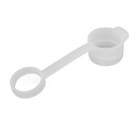 DIRBAK Mud Caps for Bottles, 20mm Silicone Mud Cap for Sports Water Bottle Spout, Transparent Mouthpiece Cover Food Grade No BPA, Fits Podium Style 20mm Opening
