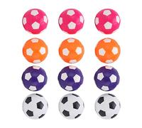DIRBAK Multicolor Table Soccer Football Game Replacement Balls Durable Resin Medium Weight Universal Size Abundant Quantity Indoor Football Game