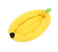 DIRBAK Nido cálido para hámster, sofá cama de algodón para mascotas pequeñas, plátano suave y lindo, para cobayas, planeadores del azúcar, animales pequeños, material de franela,