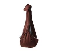 DIRBAK Portabebés para perros Manos libres, bolso portátil transpirable a la moda para mascotas, para parque al aire libre, paseo diario, fibra de poliéster