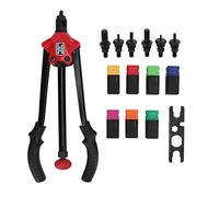 DIRBAK Professional Rivet Nut Tool Set 14in Universal Hand Blind Riveter Kit with 6 Mandrels for Metal Body Panels Bike Accessories Furniture Decoration