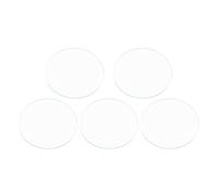 DIRBAK Reemplazo de lente de cristal de reloj, 5 piezas redondas de 37 mm, 38 mm, 39 mm, bordes biselados transparentes planos para reparación de relojes, entusiastas del bricolaje, (39mm)