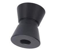 DIRBAK Rodillo para remolque de barco, 40x49 mm, rodillo de proa para barco con absorción de impactos para remolques de yates, construcción de metal ABS, color negro, paquete individual