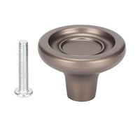 DIRBAK Round Handle Drawer Knob Cabinet Handle Zinc Alloy Modern Simple Design Small Knob for Drawers Cabinets Bookcases Wardrobes Dressers Furniture Hardware