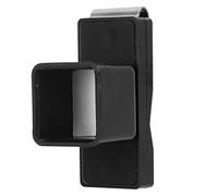 DIRBAK Soporte para tiza de billar, caja de almacenamiento de punta de tiza de billar magnética de aluminio TPU con Clip, uso duradero, portátil para billar inglés