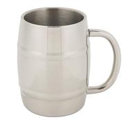 DIRBAK Taza de café de Acero inoxidable, Taza de té aislada de Doble capa de 450ml con ASA, fácil mantenimiento para la cocina del hogar