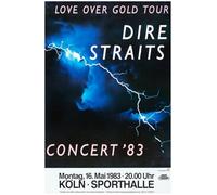 Dire Straits 1983 Cologne Live Concert Tour Poster Similar To A1-36"x24" (Slightly Larger Than A1 - Bring Your Walls To Life !!) HA2938