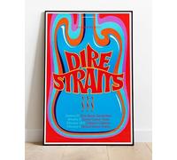 Dire Straits 1992 Tour Live Concert : Huge 36"x24" Poster Print Similar (Slightly Larger) to A1 Size : Retro Reproduction BRING YOUR WALLS TO LIFE !!