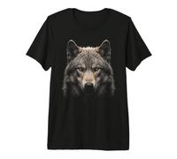 Dire Wolf Face Moonlight Forest Wildlife Nature Dire Wolf Premium T-Shirt