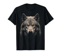 Dire Wolf Face Moonlight Forest Wildlife Nature Dire Wolf T-Shirt