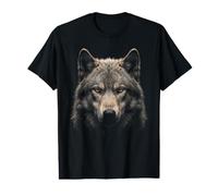 Dire Wolf Face Moonlight Forest Wildlife Nature Dire Wolf Value Graphic T-Shirt