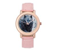 Dire Wolf with Deep Eye Women's Custom Watch Fashion Soft Strap Wristwatches Gifts for Birthdays Valentine's Day