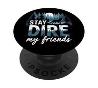 Dire Wolves Lover Aenocyon Dirus Natural Science design PopSockets Adhesive PopGrip