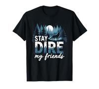 Dire Wolves Lover Aenocyon Dirus Natural Science Design T-Shirt