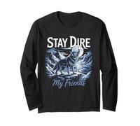 Dire Wolves Lover Aenocyon Dirus Pleistocene Long Sleeve T-Shirt