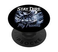 Dire Wolves Lover Aenocyon Dirus Pleistocene PopSockets Adhesive PopGrip
