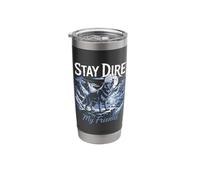 Dire Wolves Lover Aenocyon Dirus Pleistocene Stainless Steel Insulated Tumbler