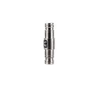 Direct 1/4” Pipe Slip Lock Connector Nickel Plated Copper Tee Elbow Straight OD 6.35mm Tube Nozzle Fitting 2Pcs(Straight Single Jet)