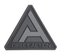 Direct Action Logo Patch PVC - Black