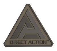 Direct Action Logo PVC Patch - Coyote Brown