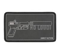 Direct Action No Loud! Patch - Black