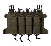 Direct Action Skeletonized Quad SMG Flap Pouch - Ranger Green