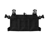 Direct Action Skeletonized Triple 417 Flap Pouch - Black