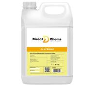 Direct Chems Pure Vegetable Glycerine 1KG 5KG 25KG| Premium EP/USP Pharmaceutical & Food Grade | Halal & Kosher Approved| Natural Humectant, Sweetener and Preservative| GMO-Free