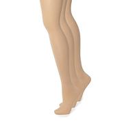 Direct Collection 2 pair pack 70 Denier Opaque School Tights art no 7134 (S/M (36-42 HIP), NATURAL)