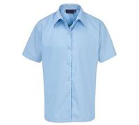 Direct Collection S/S School Blouse Blue - Pack of 2 Blouses - Art no 7077 (34, Blue)