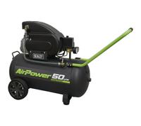 Direct Drive Air Compressor - 50L Capacity Tank - 2hp Induction Motor - 230V