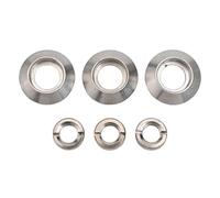 Direct Fit Dash Switch Bezel & Nut Set for Jeep CJ5 CJ7 CJ8 1972 1986, Includes 3 Bezels and 3 Special Nuts