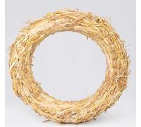 Direct Florist Supplies - 25cm Straw Wreath Ring - Base Wreath Making Floristry Floral Seasonal Autumn Christmas Xmas Display Spring Harvest Easter