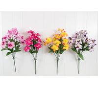 Direct Florist Supplies - 40cm Dover Orchid Bunch - Assorted Colours - Decor Decorative Artificial Flower Celebration Wedding (Hot Pink)
