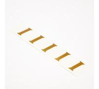 Direct Florist Supplies - Gold Self-Adhesive Vinyl Lettering - 1 Strip of Letters (I)