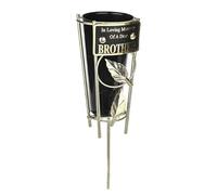 Direct Florist Supplies - In Loving Memory Memorial Metal Spike - Grave Pot Flower Vase Tribute Crematorium Loved One Relative Graveside (Brother)