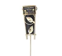 Direct Florist Supplies - In Loving Memory Memorial Metal Spike - Grave Pot Flower Vase Tribute Crematorium Loved One Relative Graveside (Dad)